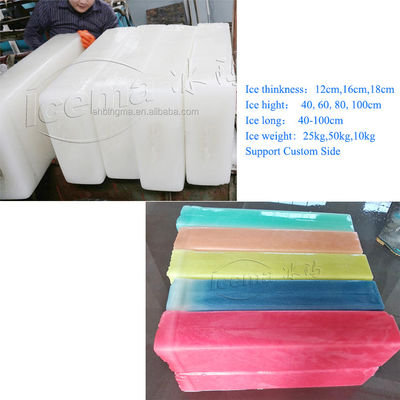 máquina de hielo industrial del bloque de la máquina de hielo del envase 10t/24h R404a R22