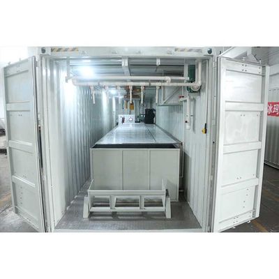 máquina de hielo industrial del bloque de la máquina de hielo del envase 10t/24h R404a R22