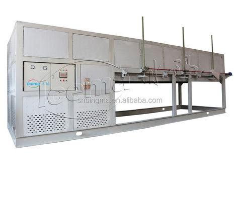 Buen precio Agua dulce de enfriamiento directa de la máquina de hielo de bloque de R22 R404A 10 toneladas de industrial en línea