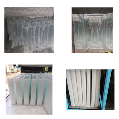 Máquina de hielo de bloque de enfriamiento directo 2T Industrial para la venta Planta industrial de fábrica agrícola