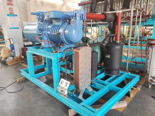 6450*2360*2530mm L*W*H Máquina para hacer bloques de hielo seco con capacidad diaria de 1 a 10 toneladas
