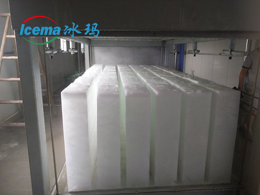 6450*2360*2530mm L*W*H Máquina para hacer bloques de hielo seco con capacidad diaria de 1 a 10 toneladas