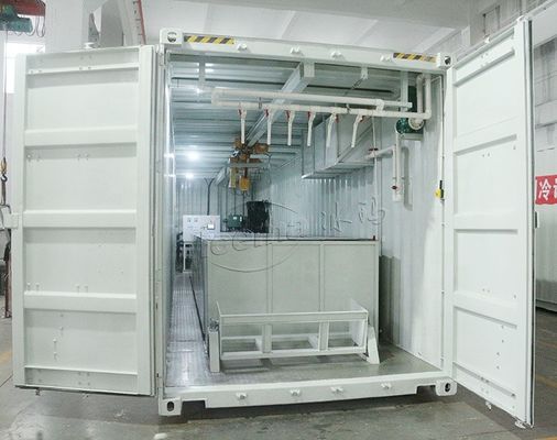 Máquina de hielo automática de contenedores 220V 380V 410V 415V 440V 460V para pesca de hielo de venta de mariscos frescos