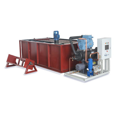 máquina de hielo de bloque de la refrigeración de 3T 5T 10T Brine 12.37kw