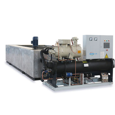 Buen precio Máquina de hielo de bloque de refrigeración de salmuera 10t en línea