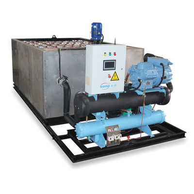 Máquina de moldeo de bloques de hielo para refrigerador con forma de máquina Brind de 5T