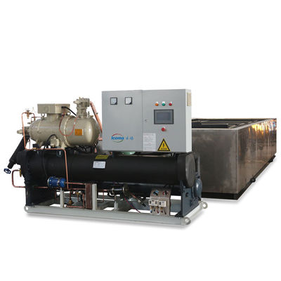 Máquina de moldeo de bloques de hielo para refrigerador con forma de máquina Brind de 5T