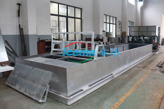 Tipo de salmuera Industrial Máquina para fabricar bloques de hielo de 10 toneladas 380V