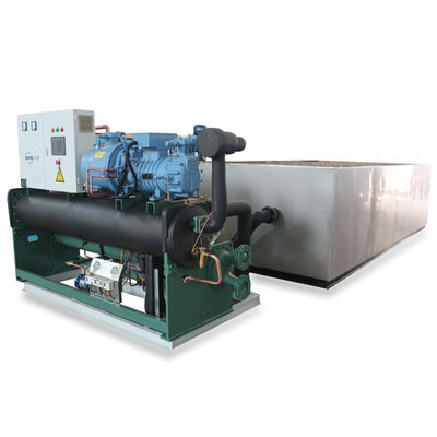 Máquina industrial para fabricar bloques de hielo grande de 15 toneladas 19.75KW