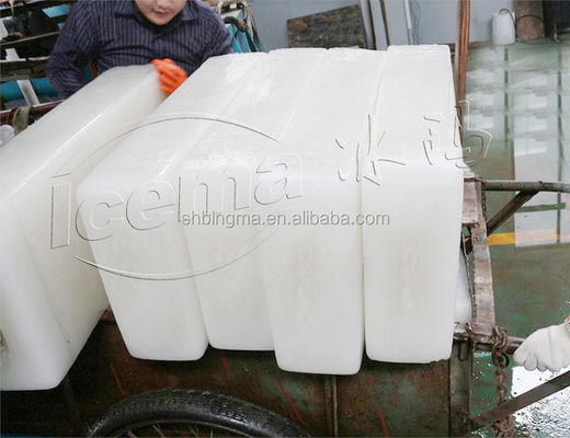 Máquina de moldeo de bloques de hielo para refrigerador con forma de máquina Brind de 5T