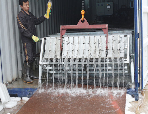 Máquina automática para fabricar bloques de hielo
