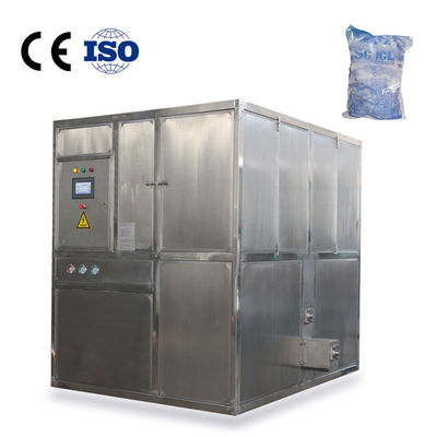 cubo de hielo grande automático de la máquina de hacer hielo industrial 3T/24h para la cafetería/la bebida/la industria/la fábrica de hielo