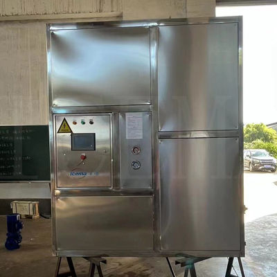 Buen precio cubo de hielo grande automático de la máquina de hacer hielo industrial 3T/24h para la cafetería/la bebida/la industria/la fábrica de hielo en línea