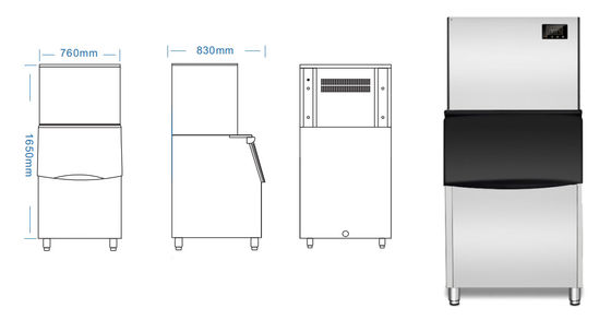 Máquina para hacer hielo para uso doméstico Máquina para hacer hielo Máquina para hacer cubos de hielo