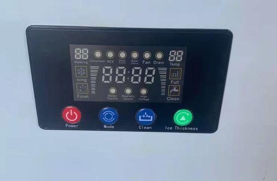 Máquina automática comercial pequeña para hacer cubitos de hielo de 36 kg / 24 horas