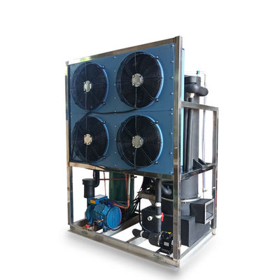 Tubo de máquina de hielo 8T con evaporador de acero inoxidable 8000kg
