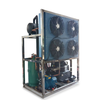 mejor venta 8T máquina de hielo de tubo uso de barra/conveniente máquina de hielo de tubo planta química