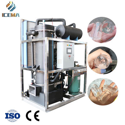 Buen precio Máquina de hielo en tubo comercial de 8 toneladas/24 h automática 380 V en línea