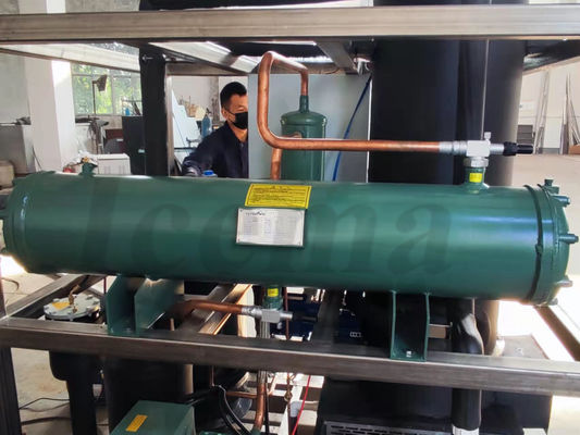15 Tons/24H Máquina de fabricación de hielo en tubo comercial Acero inoxidable