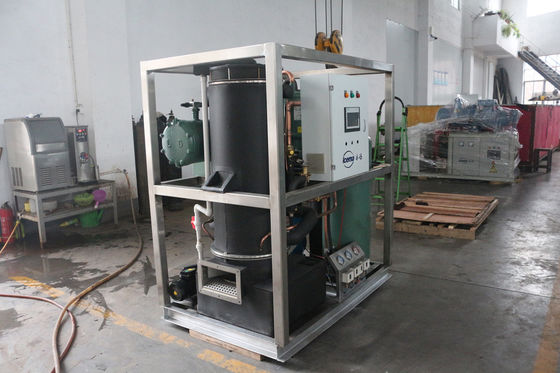 Máquina de hielo por tubos industrial 1T/24H para procesamiento de alimentos en laboratorio de la industria gastronómica