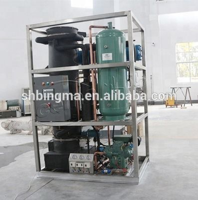 Máquina de fabricación de tubos de hielo / máquina de fabricación de tubos de hielo industriales de venta en caliente utilizada en fábricas de fabricación de hielo