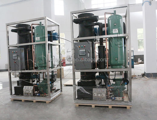 Máquina de fabricación de tubos de hielo / máquina de fabricación de tubos de hielo industriales de venta en caliente utilizada en fábricas de fabricación de hielo