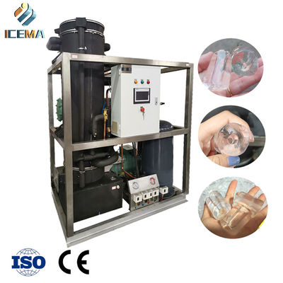 Buen precio Máquina automática y de alta calidad para la fabricación de hielo por tubos de 5000 kg en línea