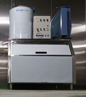máquina de hielo en escamas de agua dulce 300KG 0.3T para restaurante