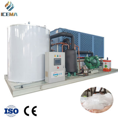 Buen precio Máquina de hielo en escamas automática comercial de 15 toneladas de agua dulce en línea