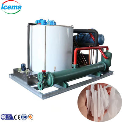 Máquina automática del fabricante de hielo del copo de nieve 20t/H para la pesca de mariscos frescos
