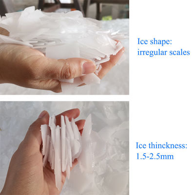 Máquina de hielo en escamas de agua dulce de 5 toneladas por día