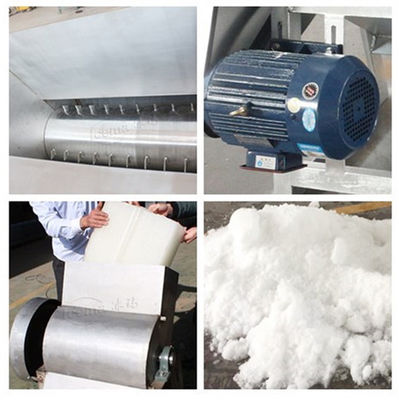 anuncio publicitario de la máquina de la máquina de afeitar del hielo del acero inoxidable del CE de la máquina de la trituradora de hielo 9T/H