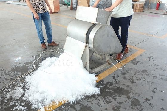 230W 100kg/Min máquina trituradora de hielo comercial al aire libre