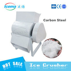 Fabricante de trituradora de hielo industrial de material de acero al carbono SUS304