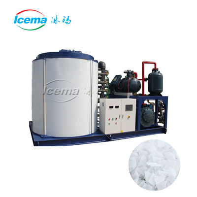 Buen precio 5 toneladas del agua de mar de la escama de máquina de hielo comercial 20.5KW en línea