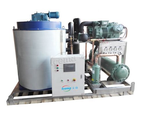 5 toneladas del agua de mar de la escama de máquina de hielo comercial 20.5KW