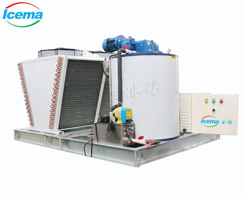 Máquina para hacer hielo en bloques o copos de hielo barata y comercial