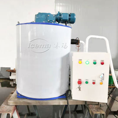 Buen precio Máquina de hielo en escamas de agua de mar comercial de 1 tonelada 400 kg 380 V en línea