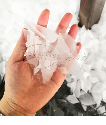 Máquina de hielo en escamas de agua de mar comercial de 1 tonelada 400 kg 380 V