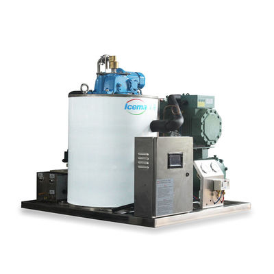 Buen precio 10T/24H Agua de mar Máquina de hielo de flocos Fabricante de hielo Industrial comercial instalado en buques en línea