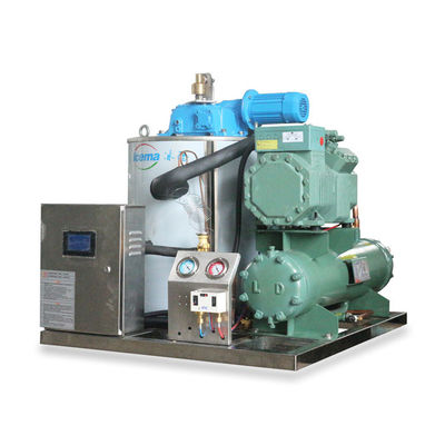 10T/24H Agua de mar Máquina de hielo de flocos Fabricante de hielo Industrial comercial instalado en buques