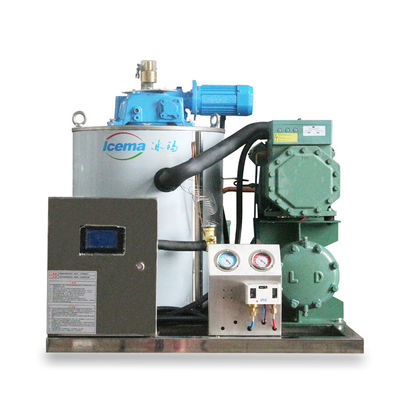 10T/24H Agua de mar Máquina de hielo de flocos Fabricante de hielo Industrial comercial instalado en buques