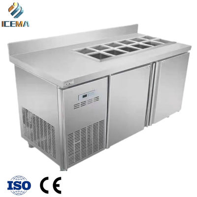 Refrigerador de doble puerta 10A de eficiencia vertical lado a lado con estanterías interiores ajustables