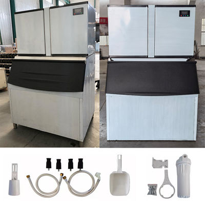 máquina comercial 3000W del cubo de hielo 1000KG/24H 1 tonelada para la cafetería/el restaurante/los hoteles