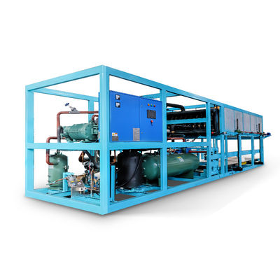 6450*2360*2530mm L*W*H Máquina para hacer bloques de hielo seco con capacidad diaria de 1 a 10 toneladas