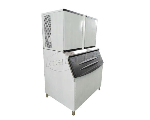 Máquina de cubos de hielo comercial de alta productividad con capacidad de 480 kg