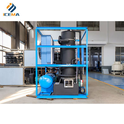 Máquina de instalación independiente de tubos de hielo con máquina automática de hielo