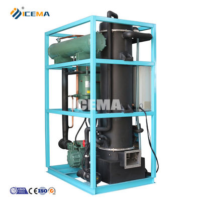 R404 Refrigerante 1T-40T Máquina automática de hielo en tubo para uso comercial e industrial