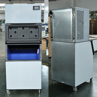 Máquina de hielo de 22 mm Cubo 450 kg Capacidad adecuada para bares Salones de baile y restaurantes