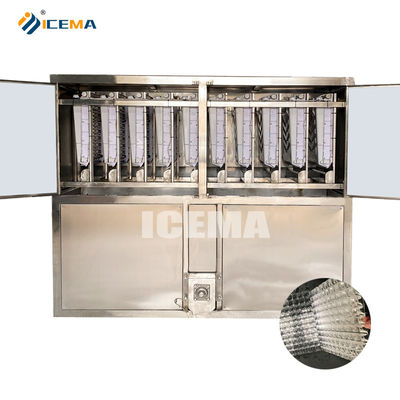 Buen precio Máquina industrial de fabricación de cubos de hielo de 5 toneladas y 10 toneladas con número de red de hielo 19X21X6 de ICEMA en línea